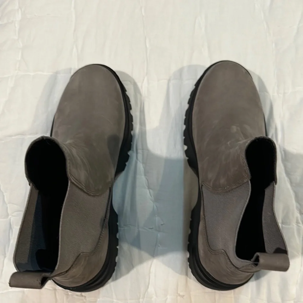 NWOT Marc Fisher Gray Ankle Boots Sleek Design